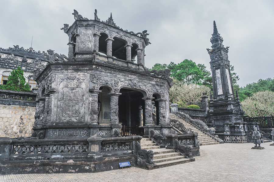 Khai Dinh tomb emperor Hue Vietnam